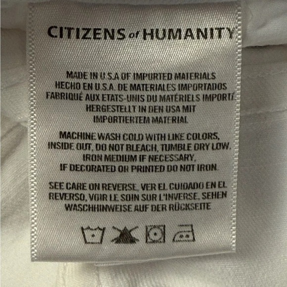 Citizens Of Humanity Rocket High Rise Skinny White Jeans 27 Regular - Picture 7 of 13